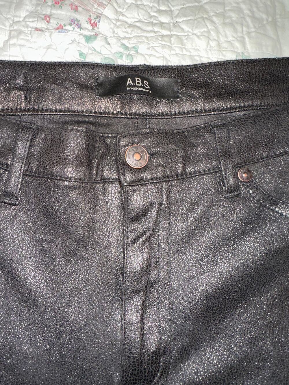VINTAGE ABS ALLEN SCHWARTZ SPANDEX STRETCH JEANS 29 UNIQUE TEXTURE!